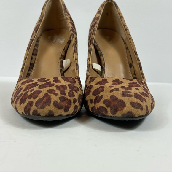 Merona Leopard Print Chunky Heels, Size 8.5 - Picture 3 of 8